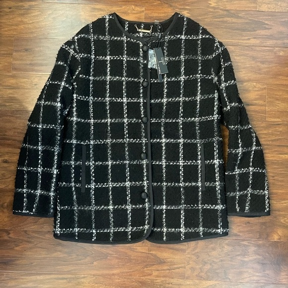 NWT T Tahari Wool Blend Jacket Size 4 - Picture 1 of 6